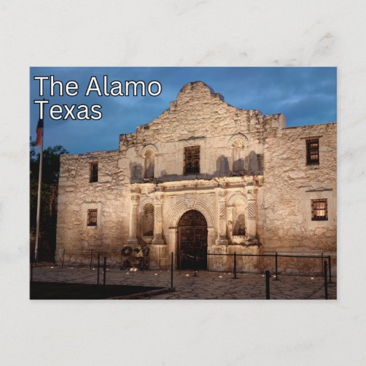 Het Alamo Texas Briefkaart (Voorkant)