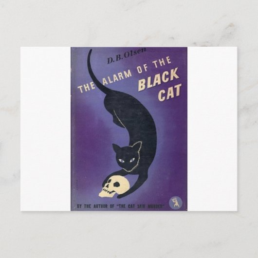 Het alarm van de kat briefkaart (Voorkant)