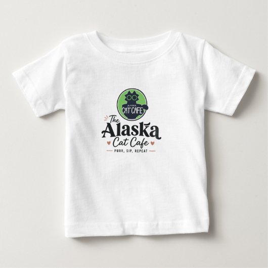 Het Alaska Cat Cafe “Purr, Sip, Repeat” (Voorkant)