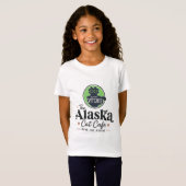Het Alaska Cat Cafe “Purr, Sip, Repeat” T-shirt (Voorkant volledig)