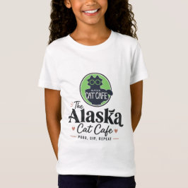 Het Alaska Cat Cafe “Purr, Sip, Repeat” T-shirt