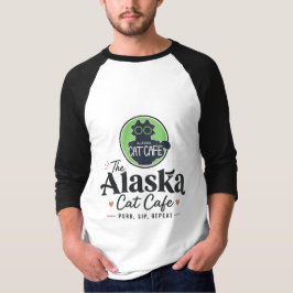 Het Alaska Cat Cafe “Purr, Sip, Repeat” T-shirt