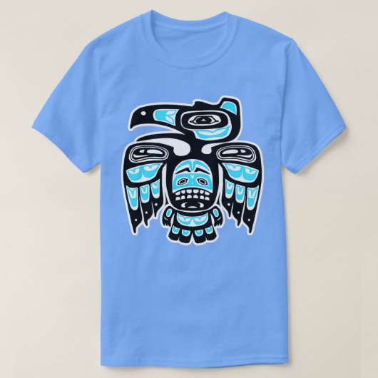 HET ALASKAN-ELGF-TOTEM T-SHIRT (Design voorkant)