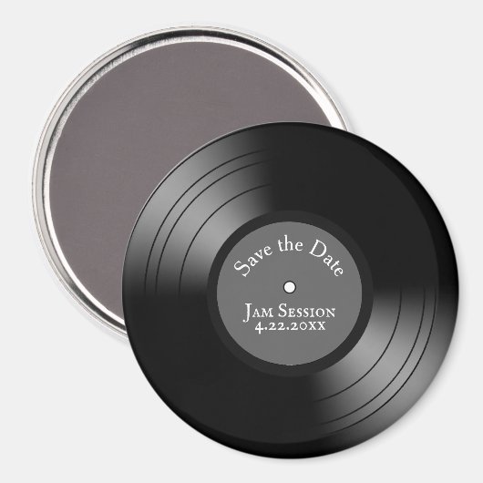 Het Album van het verslag sparen de Datum Magneet (Voorkant / Achterkant)