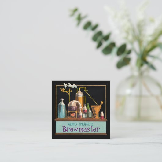 Het Alchemist Brewmaster Square Visitekaartje (Staand voorkant)