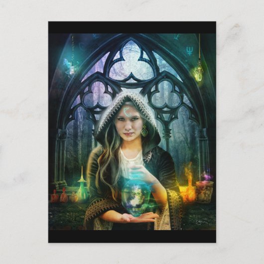 Het alchemistische Briefkaart (Voorkant)