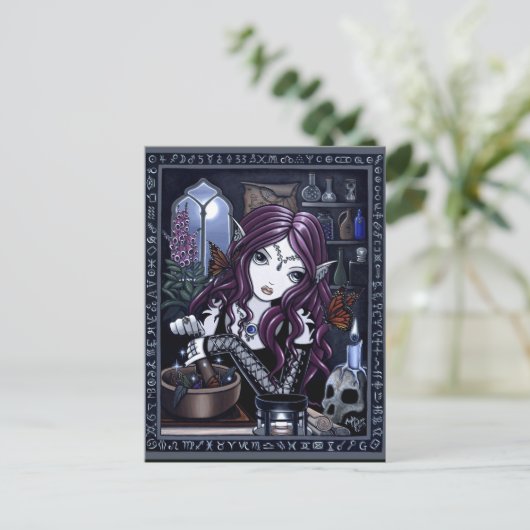 Het alchemistische Briefkaart (Staand voorkant)