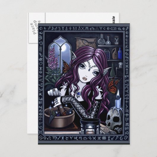 Het alchemistische Briefkaart (Voorkant / Achterkant)