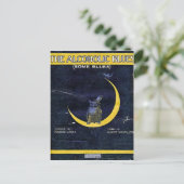 Het alcoholische blauw briefkaart (Staand voorkant)