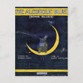 Het alcoholische blauw briefkaart (Voorkant)