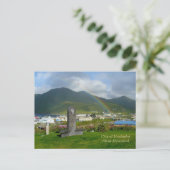 Het Aleut Memorial in Unalaska Briefkaart (Staand voorkant)