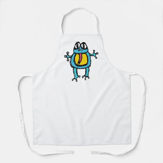 Het alfabet - Kikker Schort (Voorkant)