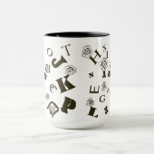 Het alfabet mok (Midden)