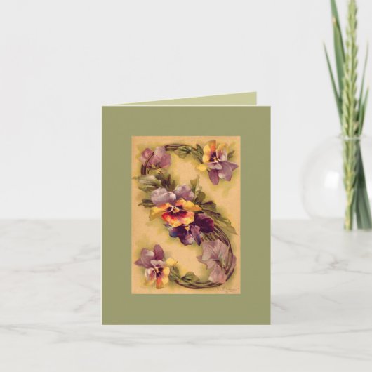 Het Alfabet S van de Bloem van Klein -- DE KAART (Voorkant)