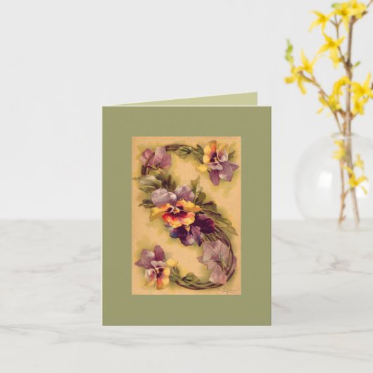 Het Alfabet S van de Bloem van Klein -- DE KAART (Gele Bloem)