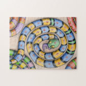 Het alfabet Snake Puzzle uit Denis Gaston Art Legpuzzel (Horizontaal)