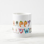 Het alfabet van de monsters koffiemok (Center)