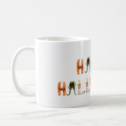 Het alfabet van de monsters koffiemok (Links)