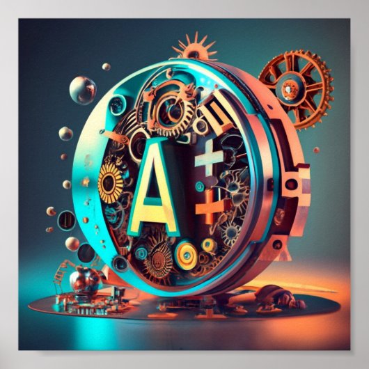 Het alfabet van de wereld poster (Voorkant)