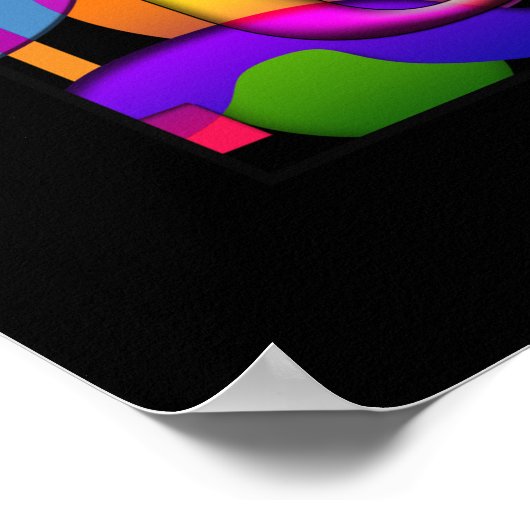 Het alfabet van je kind poster (Hoek)