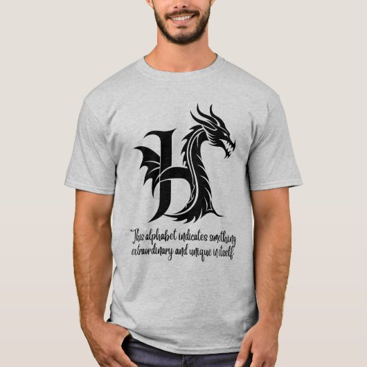 Het alfabet voor Happy Vibes, gepersonaliseerde ve T-shirt (Voorkant)