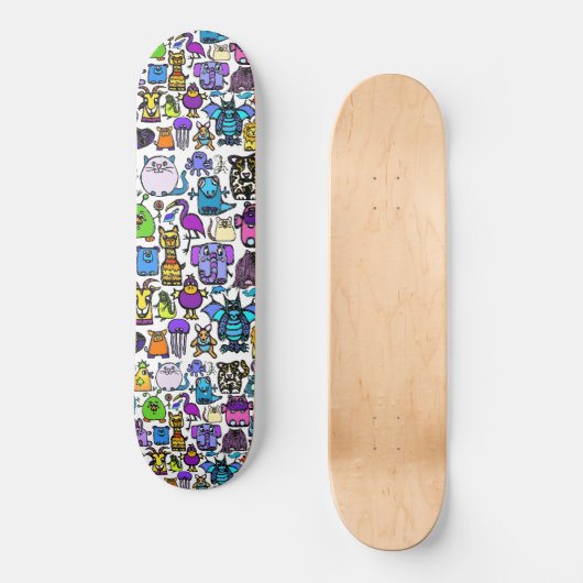 "het alfabetboek" - Skateboard (Voorkant)