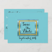 Het algemene Briefkaart Datum opslaan (Voorkant / Achterkant)