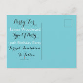 Het algemene Briefkaart Datum opslaan (Achterkant)