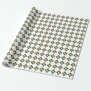 Het algemene Geometrische Patroon van de Gem op om Cadeaupapier