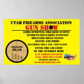 Het algemene Pistool Show Event Gedetailleerd pict Poster (Voorkant)