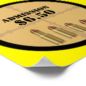 Het algemene Pistool Show Event Gedetailleerd pict Poster (Hoek)