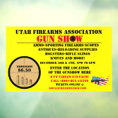 Het algemene Pistool Show Event Gedetailleerd pict Raamsticker (Vel 3)