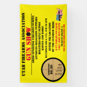 Het algemene Pistool Show Event Gedetailleerd pict Spandoek (Verticaal)