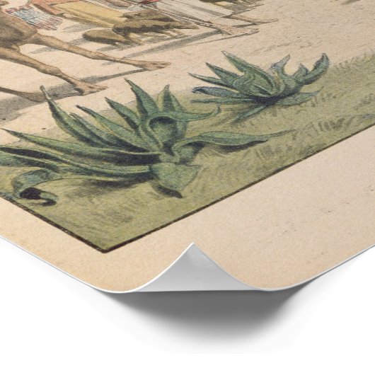 Het Algerijnse paviljoen op de Universele Vergroti Poster (Hoek)