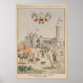 Het Algerijnse paviljoen op de Universele Vergroti Poster (Voorkant)