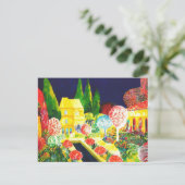 Het Alhambra bij nacht. Briefkaart (Staand voorkant)