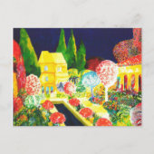 Het Alhambra bij nacht. Briefkaart (Voorkant)