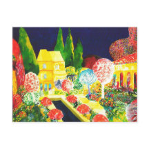 Het Alhambra bij nacht.