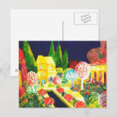 Het Alhambra bij nacht. Briefkaart (Voorkant / Achterkant)