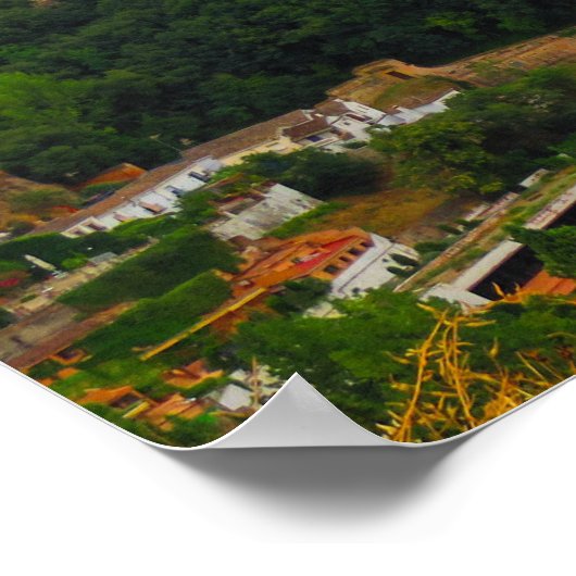 Het Alhambra in Granada, Spanje Poster (Hoek)