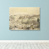 Het Alhambra van de Albay, van 'Schetsen en Dr. Canvas Afdruk (Insitu (Houten vloer))