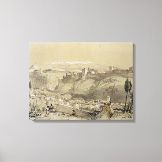 Het Alhambra van de Albay, van 'Schetsen en Dr. Canvas Afdruk (Voorkant)