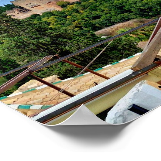 Het Alhambra van Granada Spanje Poster (Hoek)