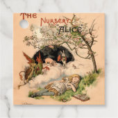 Het Alice 1890 Wonderland Hoesje Bedankjes Labels (Voorkant)