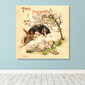 Het Alice 1890 Wonderland Hoesje Canvas Afdruk (Insitu (Houten vloer))