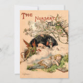 Het Alice 1890  Wonderland Hoesje Kaart (Achterkant)