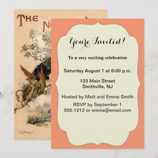 Het Alice 1890  Wonderland Hoesje Kaart (Voorkant / Achterkant)