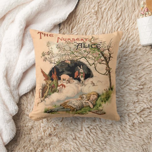 Het Alice 1890  Wonderland Hoesje Kussen (Deken)