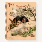 Het Alice 1890  Wonderland Hoesje Notitieboek (Voorkant)
