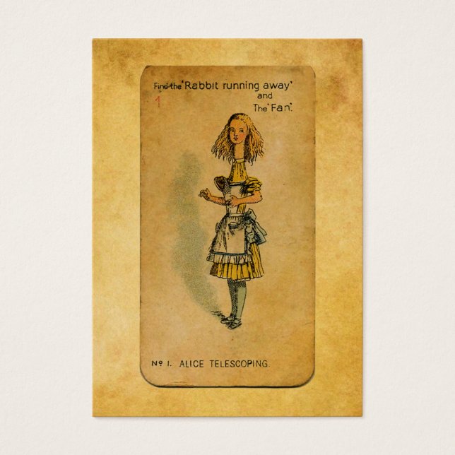 Het Alice-Collectie: Alice-telescopen Visitekaartjes (Voorkant)